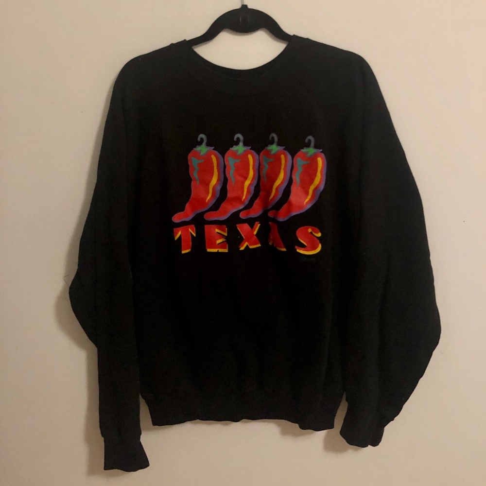 Black crew neck